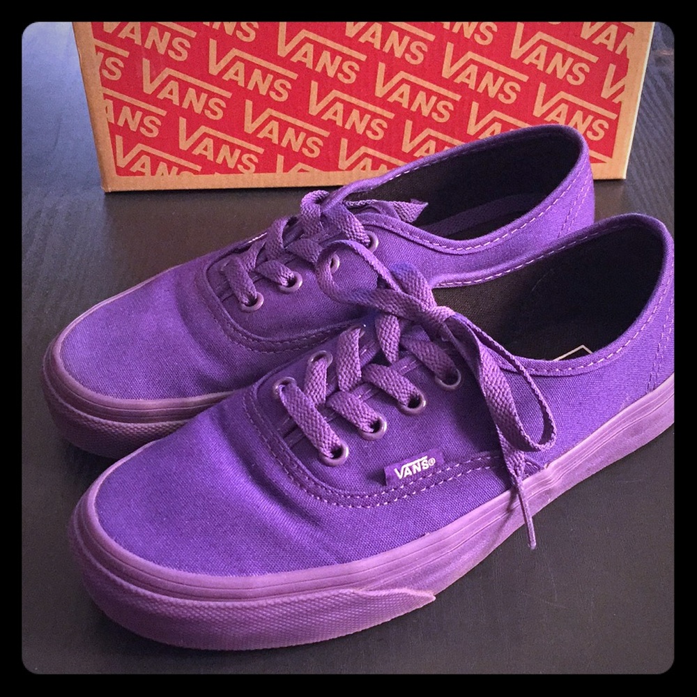 Authentic Lo Pro Purple Vans
